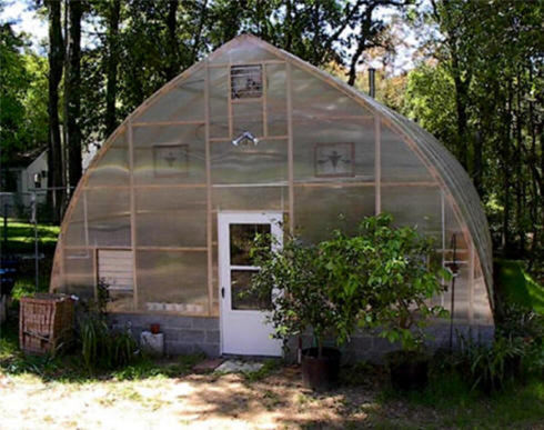 Gothic home garden greenhouse